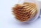 Isolated Toothpicks sticks background, cleaning teeth tool