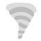 Isolated tornado weather icon