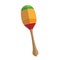Isolated traditional colored mexican maraca image