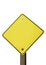 Isolated traffic sign