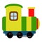 Isolated train toy icon