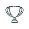 Isolated trophy icon vector design