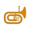 Isolated tuba icon