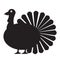 Isolated turkey icon