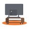 Isolated tv device vector design