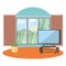 Isolated tv device vector design