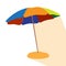 Isolated umbrella icon