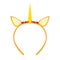 Isolated unicorn headband icon