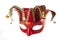 Isolated venetian carnival mask