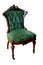 Isolated Victorian chair