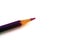 Isolated violet pencil color on white background