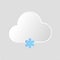 Isolated weather icon. Vector Illustration