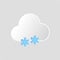 Isolated weather icon. Vector Illustration