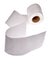 Isolated white toilet pape