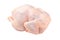 Isolated whole raw chicken on white