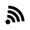 Isolated wifi symbol