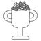 Isolated winner cup design vector illustration