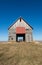 Isolated wooden barn in rural NW Illinois, USA.