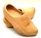 Isolated wooden shoes