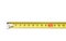 Isolated yellow measuring tape ruler meter