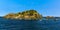 The Isole dei Ciclopi island and stacks offshore Aci Trezza, Sicily