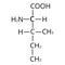 Isoleucine amino acid. Chemical molecular formula isoleucine amino acid. Vector illustration on isolated background