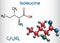 Isoleucine L- isoleucine , Ile, I amino acid molecule. It is used in the biosynthesis of proteins. Structural chemical formula