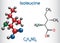 Isoleucine L- isoleucine , Ile, I amino acid molecule. It is used in the biosynthesis of proteins. Structural chemical formula