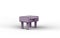 Isometric 3d Icon, a purple football table in flat color white room,single color white, cute toylike household objects, 3d