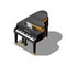Isometric 3D Instrument Grand Piano Vector