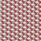 Isometric 3d retro cube pattern background