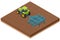 Isometric Agricultural Cultivator. A cultivator is a piece of agricultural equipment used for secondary tillage. Tractor