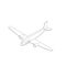 Isometric airplane icon