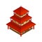 Isometric Asian Building