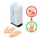 Isometric automatic alcohol hand sanitizer dispenser protection coronavirus Covid-19. Rubbing alcohol, wall mounted soap