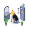 Isometric Barbershop Composition