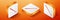 Isometric Baseball bat icon isolated on orange background. Orange square button. Vector