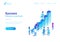 Isometric Business Finance Statistics Charts Peopl