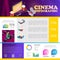 Isometric Cinematography Infographic Template
