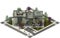 Isometric city buildings, luxury apartments. 3D rendering