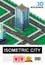 Isometric Cityscape Poster