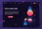 Isometric data analytic concept for business report. Modern flat design isometric concept Data management for website.