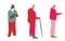 Isometric Elderly People Vector Set: Active Senior Men and Women Illustrations