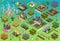 Isometric Farm Set Tiles