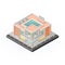 Isometric Food Market Building Vector IllustrationIsometric Food Market Building Vector Illustration