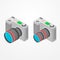 Isometric foto camera