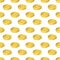 Isometric gold. Seamless pattern US dollar.