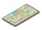 Isometric GPS Navigation Concept. Gps Tracking Map. Track Navigation on Street Maps