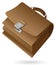 Isometric icon of brief-case