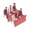 Isometric Jury Illustration